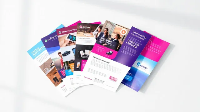 Marketing flyers and brochures